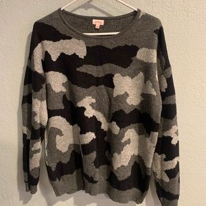 Pixley camo sweater